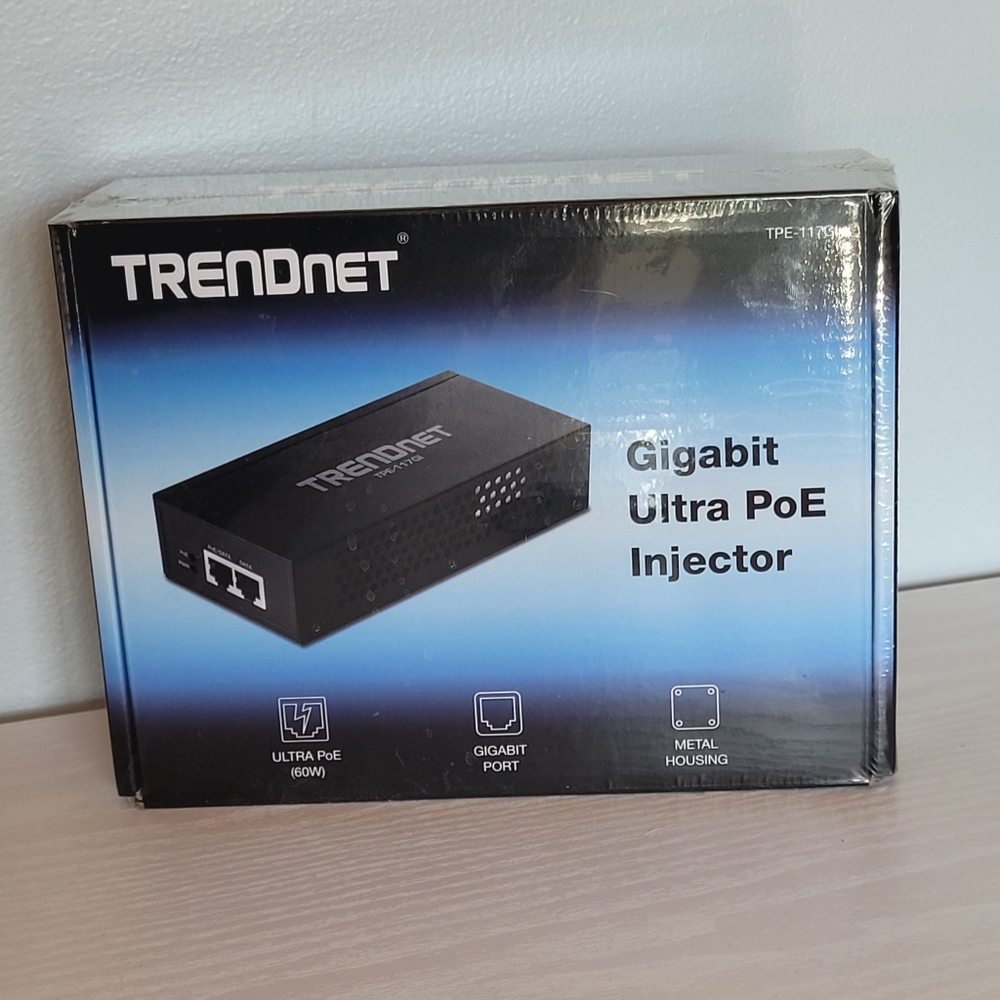 TRENDnet Gigabit Ultra PoE Injector New In Box!